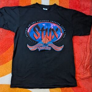 Vintage 1996 Styx Return To The Paradise Theater Concert T-shirt Large 80's Rock